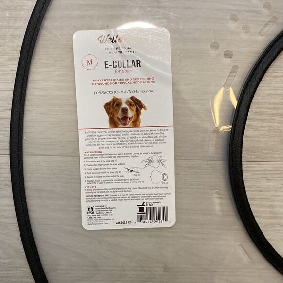 New- dog cone size medium - Picture 2 of 3